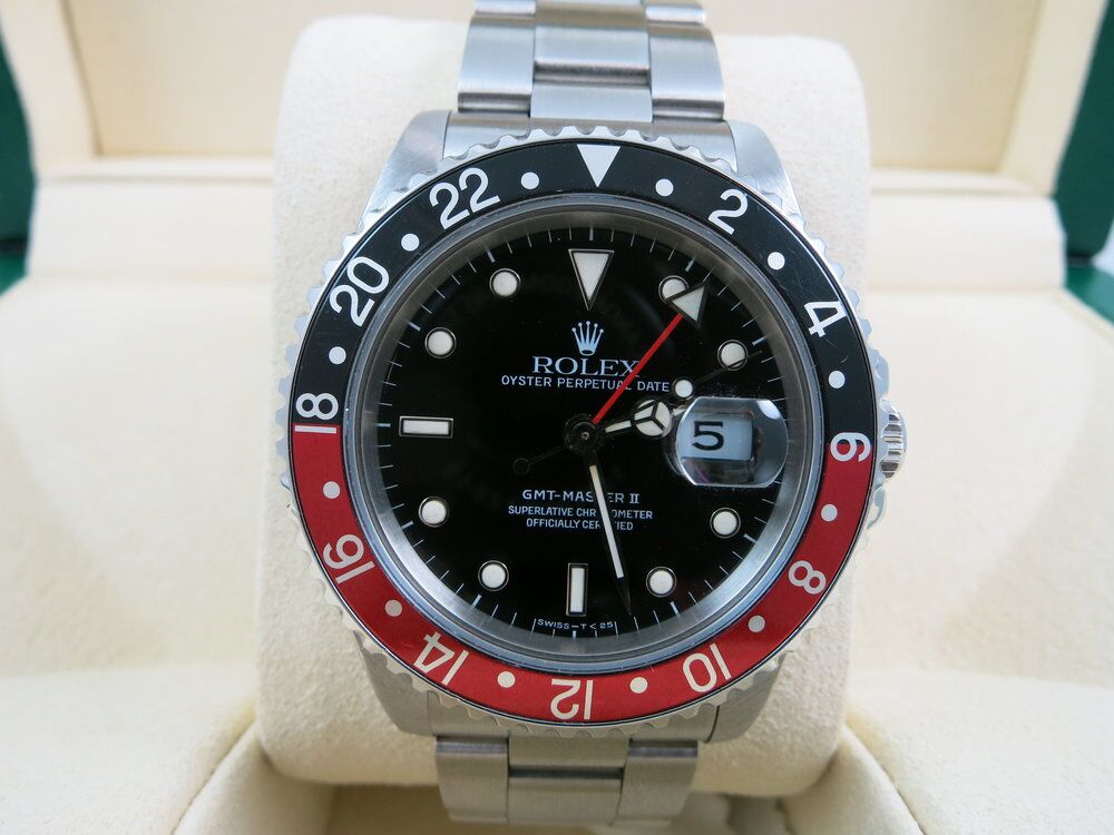 Rolex GMT Master II 16710 Coke with Tritium Dial and Hands