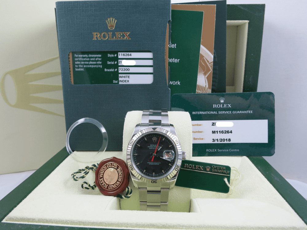Rolex Turn-O-Graph 116264 "Z" serial Complete Set - Image 2