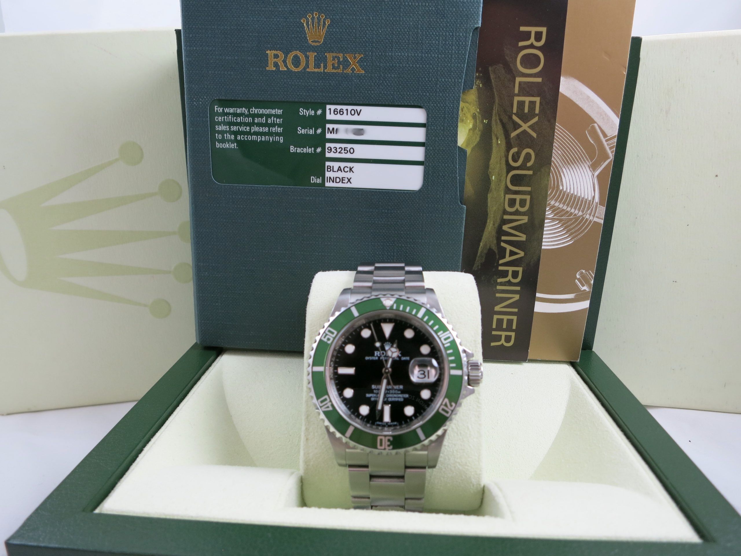 Rolex 16610LV 50th Anniversary Submariner Complete Set - Image 2