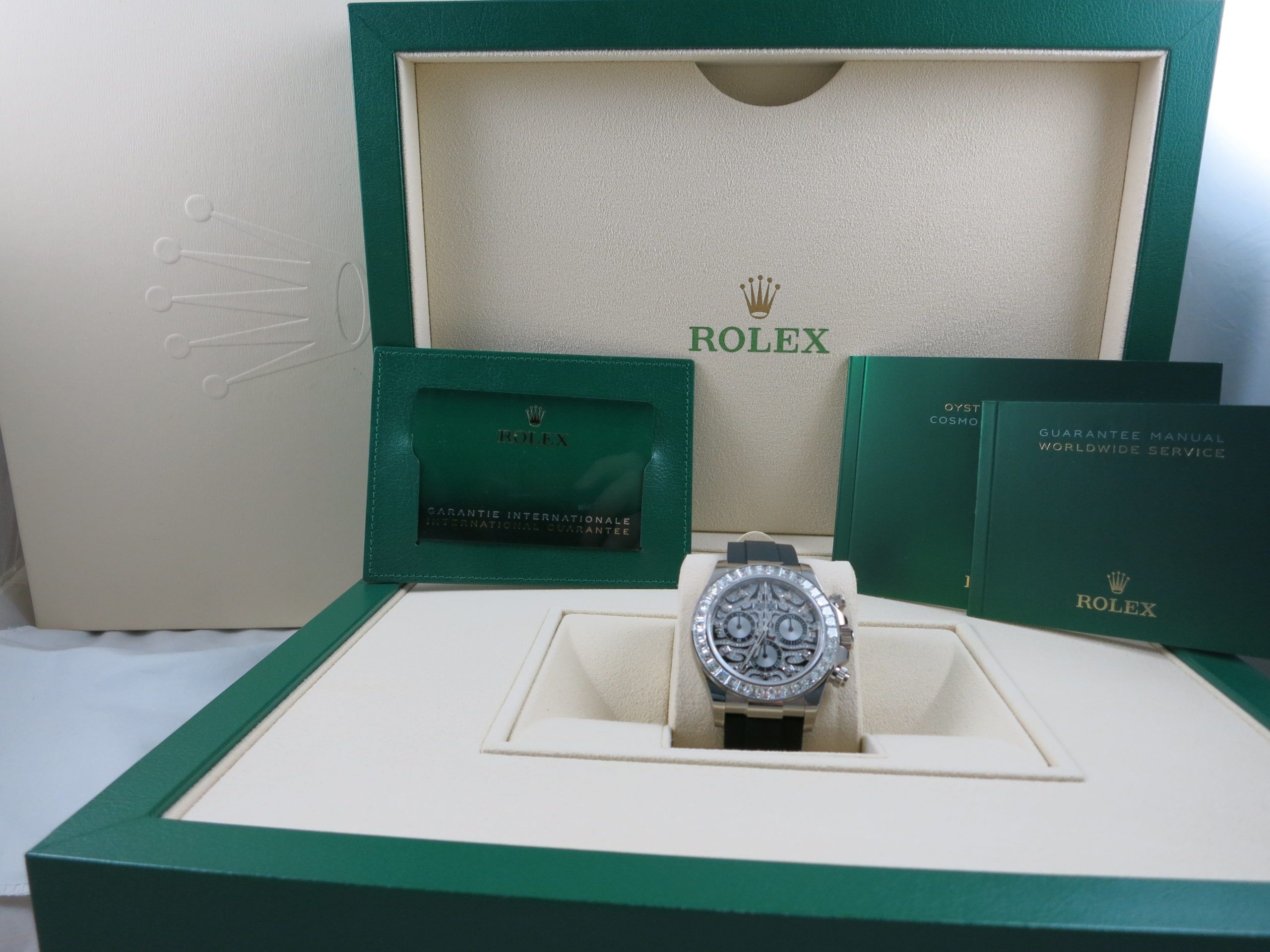 Rolex Daytona 116589TBR Eye of the Tiger White Gold Unworn - Image 2